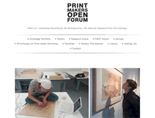 Tablet Screenshot of printmakersopenforum.org